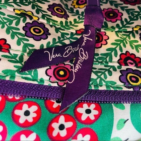 Vera Bradley Abby Quilted Fabric Floral Satchel - Picture 5 of 7